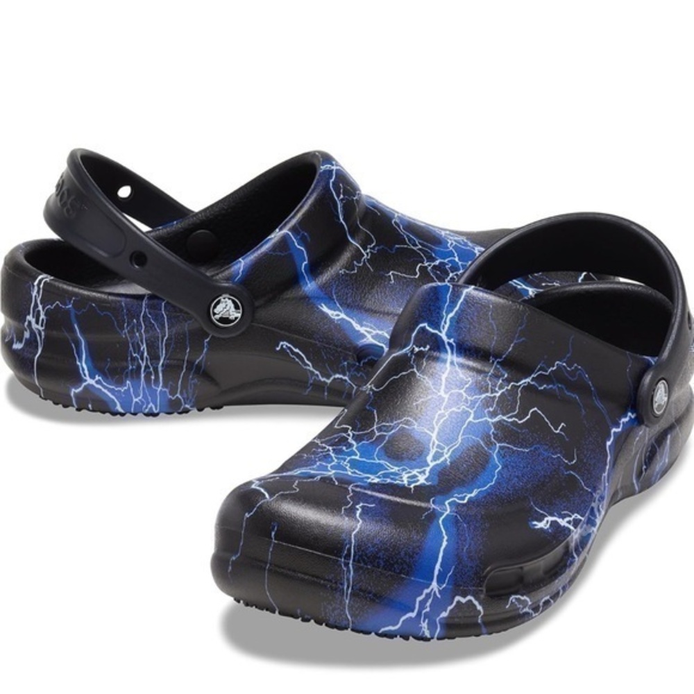 Crocs Lightning Pattern Clogs